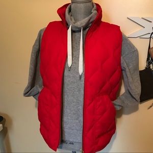 J. Crew quilted down puffer vest